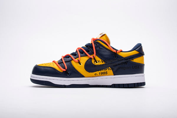 OFF WHITEx Nike Dunk SB Low White Michigan