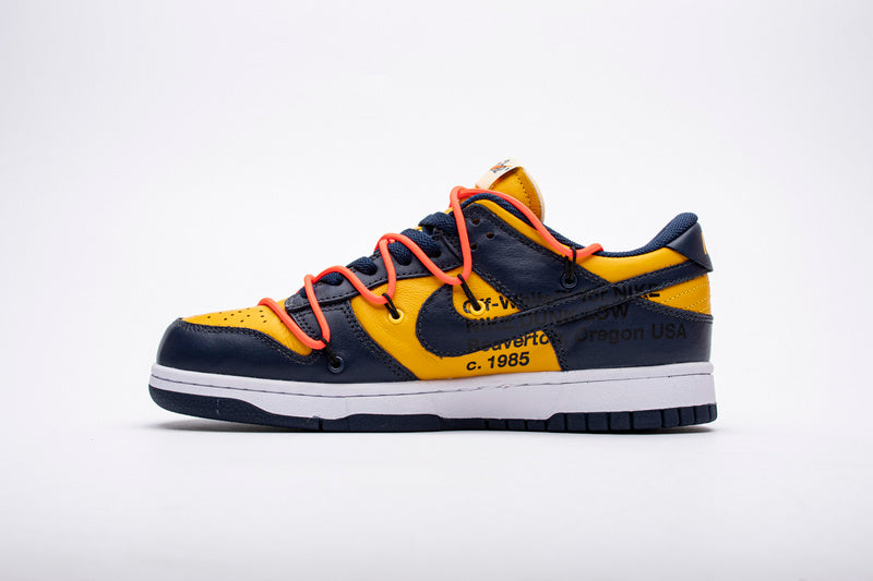 OFF WHITEx Nike Dunk SB Low White Michigan