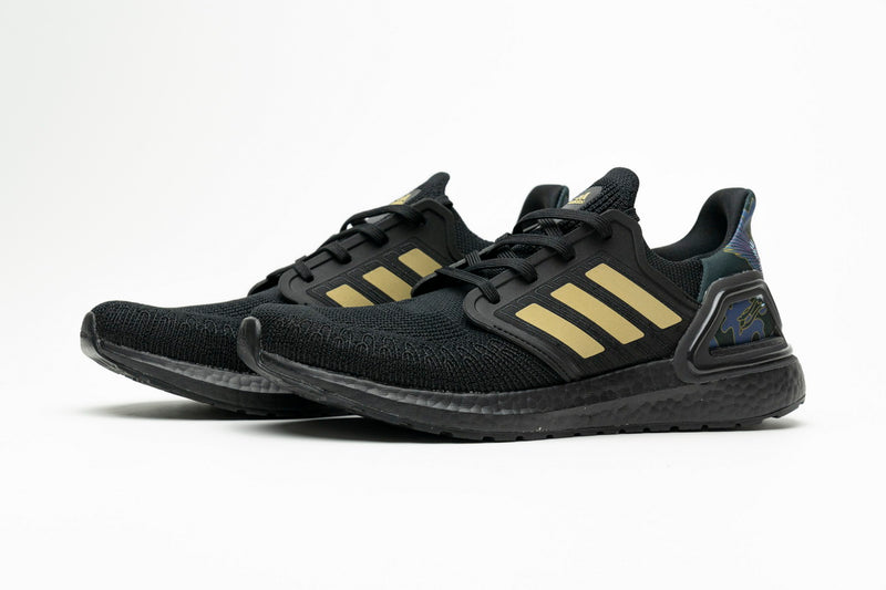 adidas Ultra BOOST 20 CONSORTIUM Black Metallic Gold Real Boost