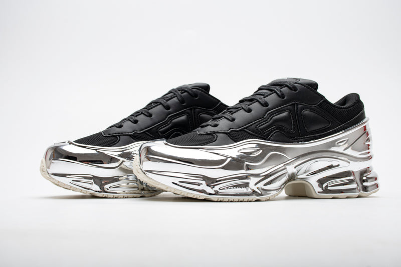 adidas X Raf Simons Ozweego Black Silver Metallic
