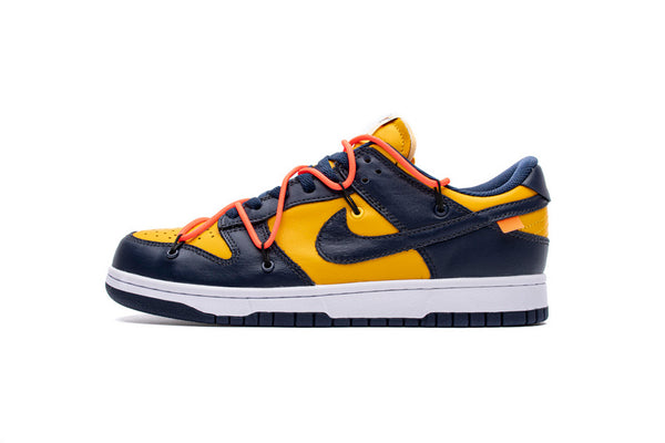 OFF WHITEx Nike Dunk SB Low White Michigan