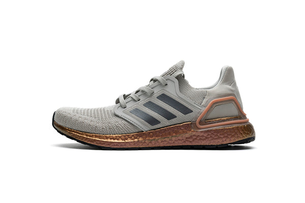 adidas Ultra BOOST 20 CONSORTIUM Metal Grey and Coral Real Boost