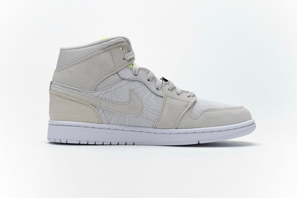 Air Jordan 1 Grey Ghost Green