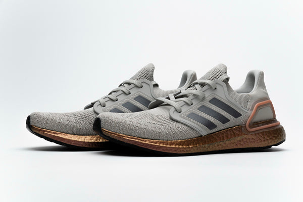 adidas Ultra BOOST 20 CONSORTIUM Metal Grey and Coral Real Boost