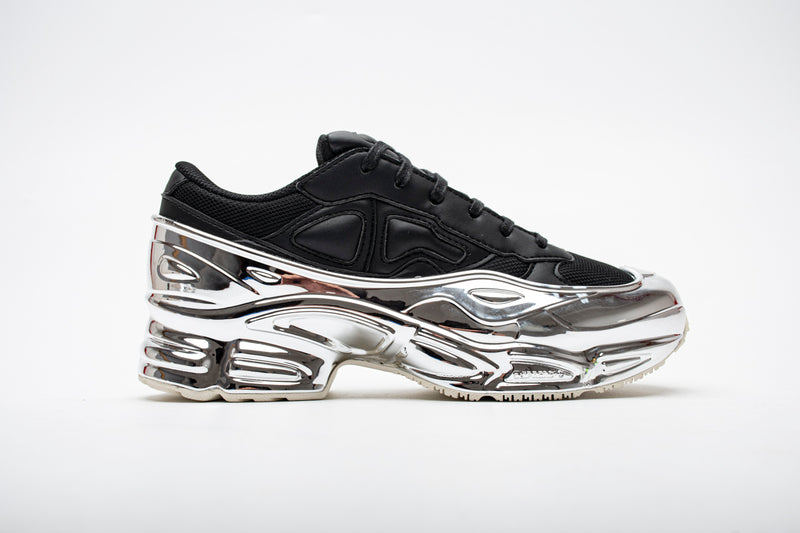 adidas X Raf Simons Ozweego Black Silver Metallic
