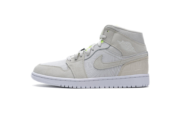 Air Jordan 1 Grey Ghost Green