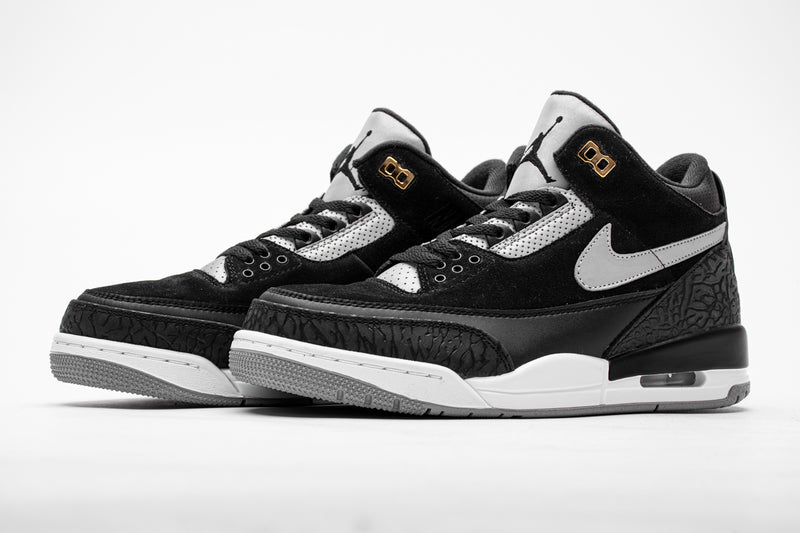 Air Jordan 3 Retro Tinker Black Cement Gold