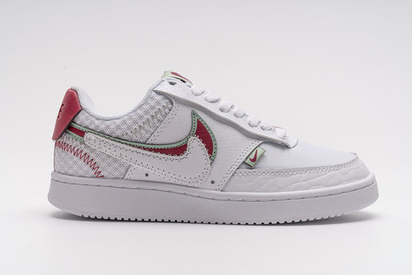 Nike Court Vision LO PRM White Noble Red